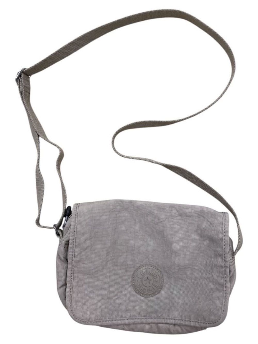 Kipling Gray Messenger Crossbody Bag